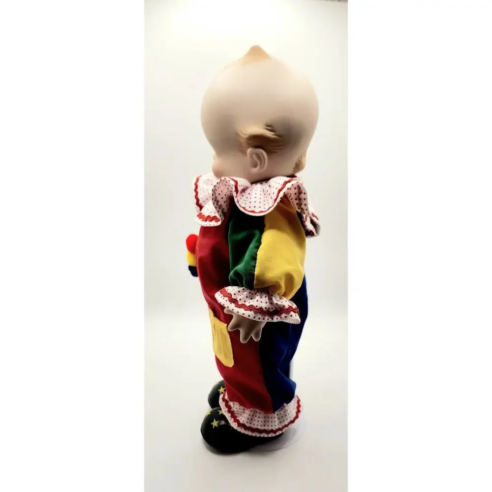 Danbury Mint Kewpie Bringing You Laughter Clown Doll 1997 Jesco 12” Box Balloon